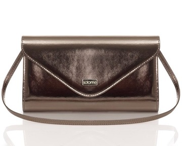 CIEMNE SREBRO KOPERTÓWKA TOREBKA DAMSKA SOLOME L5