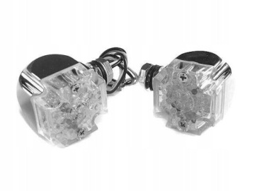 KIERUNKOWSKAZY MIGACZE KIERUNKI CHROMOWANE LED