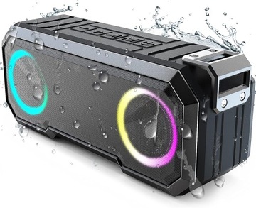 Głośnik przenośny Bluetooth SCIJOY x czarny 30W, radio FM