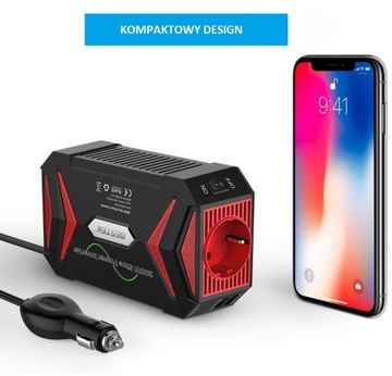 АВТОМОБИЛЬНЫЙ ИНВЕРТОР 12 В 230 В 300 Вт/600 Вт ЧИСТЫЙ СИНУС ДЛЯ ЭЛЕКТРОНИКИ