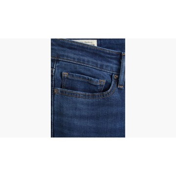 Karabin Levis 711 SKINNY - Niebieski Surowy 18881-0600-25/30