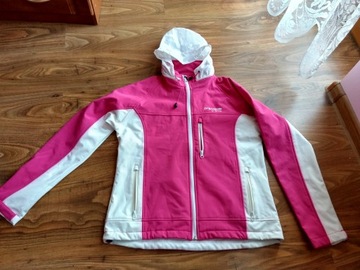 aróżowo-biała softshell z kapturem Brandsdal r.L