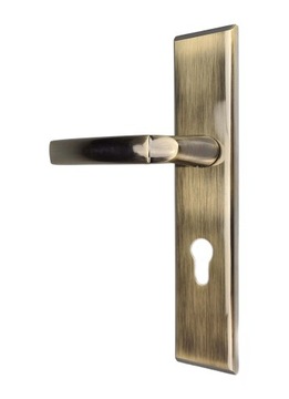 KLAMKA DO DRZWI WEJŚCIOWYCH SPACE 72 WKŁAD PATYNA LEWA