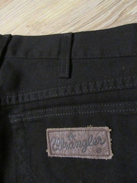 WRANGLER TEXAS czarne spodnie męskie jeansy jak nowe klasyk_ 32/34