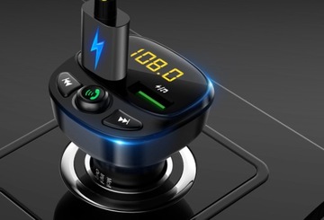 АВТОМОБИЛЬНЫЙ ПЕРЕДАТЧИК BLUETOOTH FM MP3 БЫСТРОЕ ЗАРЯДНОЕ УСТРОЙСТВО QC 3.0 2 x USB