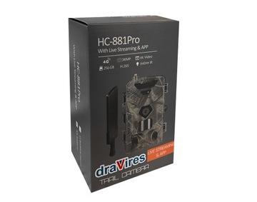 Камера для тропы draVires, камера для лесной охоты, SIM 4G, облако с живым просмотром 4K