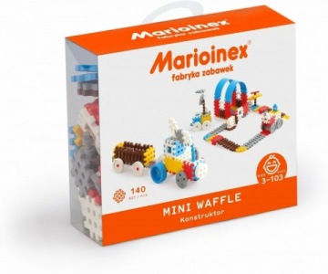 Mini Waffle 140 el. Konstruktor Chłopiec.Marioinex