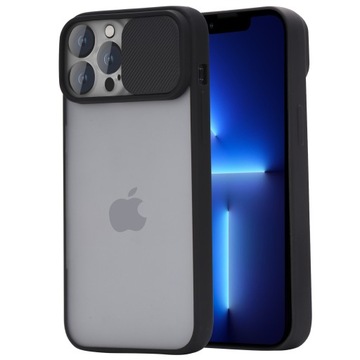 Etui podwójna ochrona do iPhone 13Pro Max - Czarny