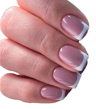 Paznokcie PRESS ON NAILS TIPSY 24 głęboki FRENCH