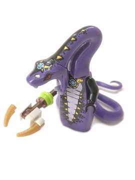 KLOCKI FIGURKA PYTHOR Chumsworth + broń NINJA GO Wężon Wąż