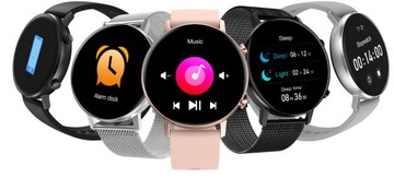 SMARTWATCH DAMSKI ZEGAREK TĘTNO KROKI PL + 2 PASKI