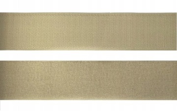 RZEP 50mm Taśma Rzepowa Krawiecka Komplet 5cm Beżowy - 1m