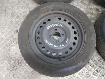КОЛЕСА ДИСКИ ШИНЫ 195/55/R16 NISSAN MICRA K14
