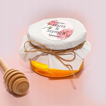 Naklejki na ŚLUB wesele podziękowanie dla gości PAPETERIA ŚLUBNA dziękujemy