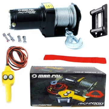 Победитель лебедки 12V Quad Plow 2000 фунтов