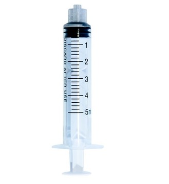 Strzykawki typu luer lock 5ml 10 sztuk