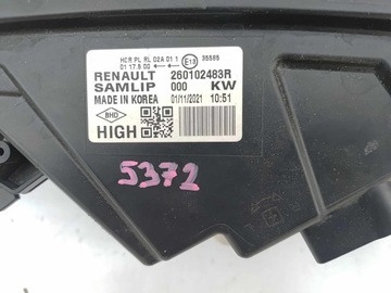 RENAULT ARKANA SVĚTLO PRAVÁ PŘEDNÍ FULL LED 5372