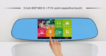 ЗЕРКАЛО АНТИРАДАР GPS 5 КАРТА ANDROID DVR КАМЕРА