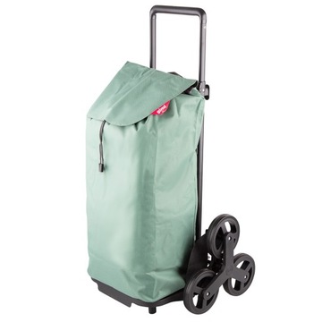 WÓZEK NA ZAKUPY TORBA NA KÓŁKACH 30KG/56L ZIELONY