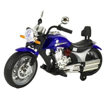 Motor na akumulatorChopper dla dzieci Trike światła muzyka MOTO-L-9-NIEBIES