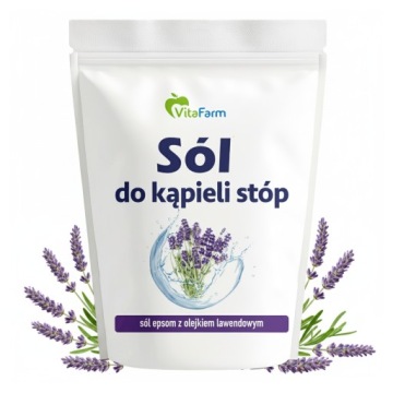 SÓL EPSOM DO KĄPIELI STÓP Z OLEJKIEM LAWENDOWYM