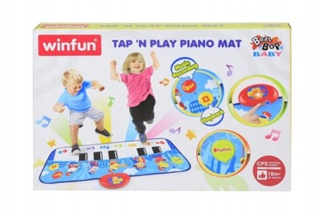 Танцевальный коврик Smily Play, коврик для прыжков и игр, музыкальная игрушка для детей