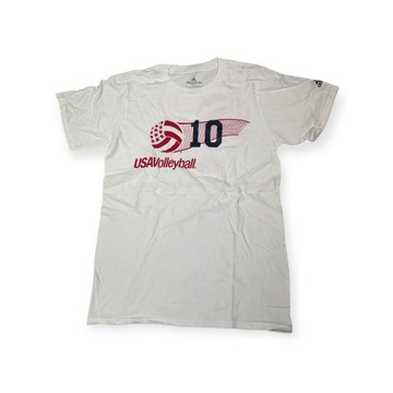 Koszulka męska biała ADIDAS VOLLEYBALL USA S 10