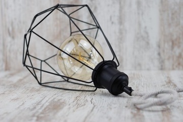 Патрон лампы e27 черный VINTAGE Edison Spider лампа HIT