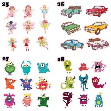 Наклейки мотивационные призы для детей 50 дизайнов