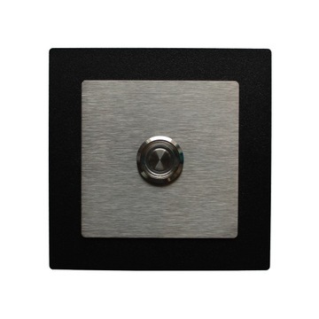 Кнопка звонка для домофона Steel LED 9/12/24/230В 10х10 INOX нерж.