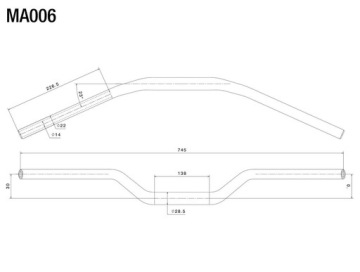 Руль Rizoma Черный.