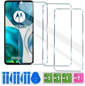 3x SZKŁO HARTOWANE 9H do Motorola Moto G52 | G72 | G82 OCHRONNE SZYBKA 3szt