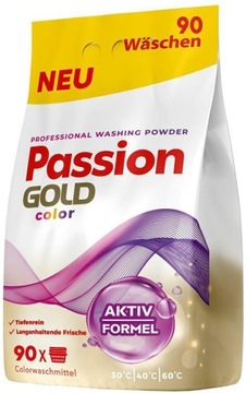 PASSION GOLD Color 90 prań 5,4kg niemiecki proszek do prania kolorów