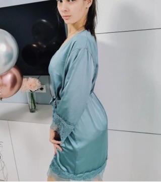 комплект ночная рубашка и халат, сорочка, 2 шт., микс цветов