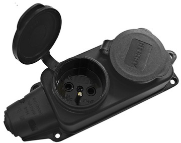 ПОЛЬСКИЙ УДЛИНИТЕЛЬ 40М 3X2,5 РЕЗИНОВЫЙ РАЗДЕЛИТЕЛЬ X2