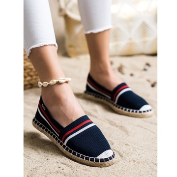 Niebieskie Tkanina Buty Espadryle Big Star r.38