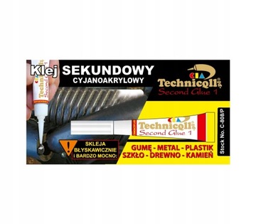 Klej sekundowy uniwersalny Technicqll 2 ml