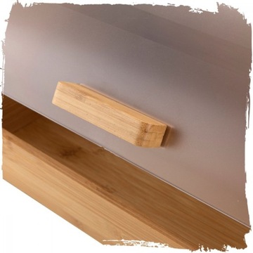 ХЛЕБНАЯ КОРОБКА ДЕРЕВЯННАЯ БАМБУК КЛАССИЧЕСКАЯ 38,5x22,7x19СМ