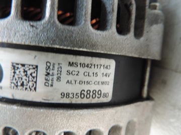 ALTERNÁTOR 9835688980 OPEL MOKKA B CORSA F 1.2 T
