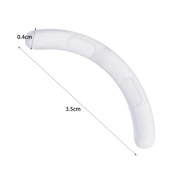 20 шт. сменные стержни для щипцов для завивки ресниц, портативные резиновые для стандартного прозрачного цвета