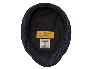 KASZKIET Z HARRIS TWEED Z DASZKIEM NIEBIESKI 59 CM