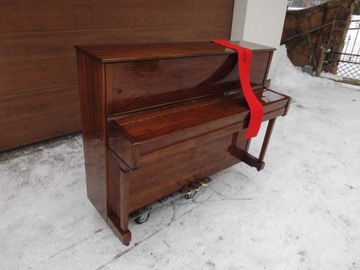 PIANINO KOREA** ROYALE U115 ** BRĄZ POLIESTER LATA 90