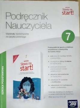 Nowe słowa na start Podręcznik nauczyciela 7