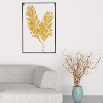 Современная висячая скульптура из черного бананового листа