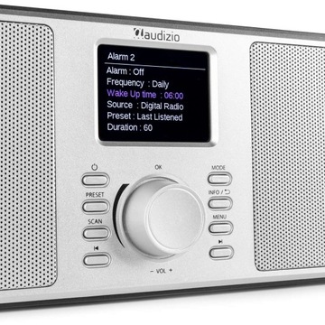 Радиотюнер FM DAB+ DSP, сигнализация Bluetooth