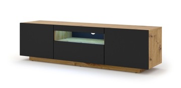 AURA 150 подвесной шкаф под телевизор, дуб ремесленный + LED