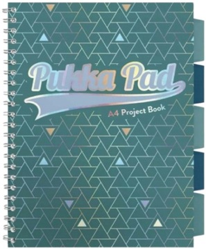 Kołozeszyt Project Book Glee A4 kratka 100 kartek zielony Pukka Pad