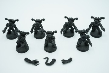 Warhammer 40k Chaos Space Marines with Chaos Mutations zestaw 7 figurek