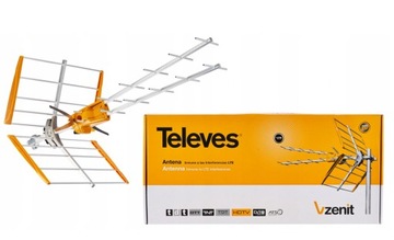 2 x Antena TELEVES V Zenit UHF (ref. 149222) worek