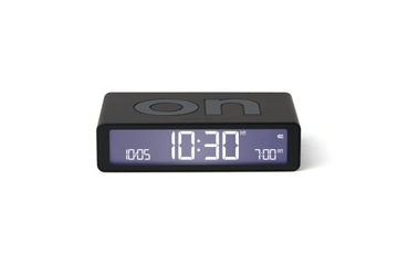 Lexon Design Flip Classic Alarm Clock Black